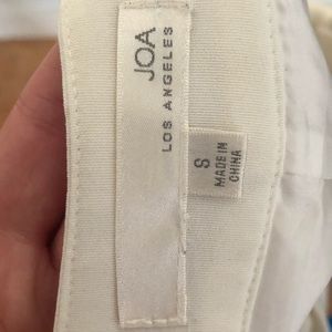 J.O.A. Pants - J.O.A. Panel White Pant J.O.A. Pants - J.O.A. Panel White Pant